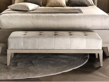 SEGRETI S796 - Tufted upholstered leather bench by Arte Brotto - view 2